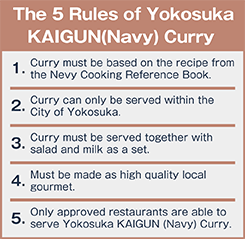 The 5 Rules of Yokosuka KAIGUN(Navy) Curry
